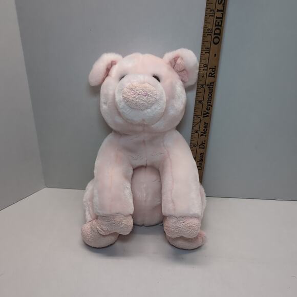 Kohl's Cares for Kids Pink Pig Plush Stuffed Animal Toy Sitting 11" - Picture 9 of 10